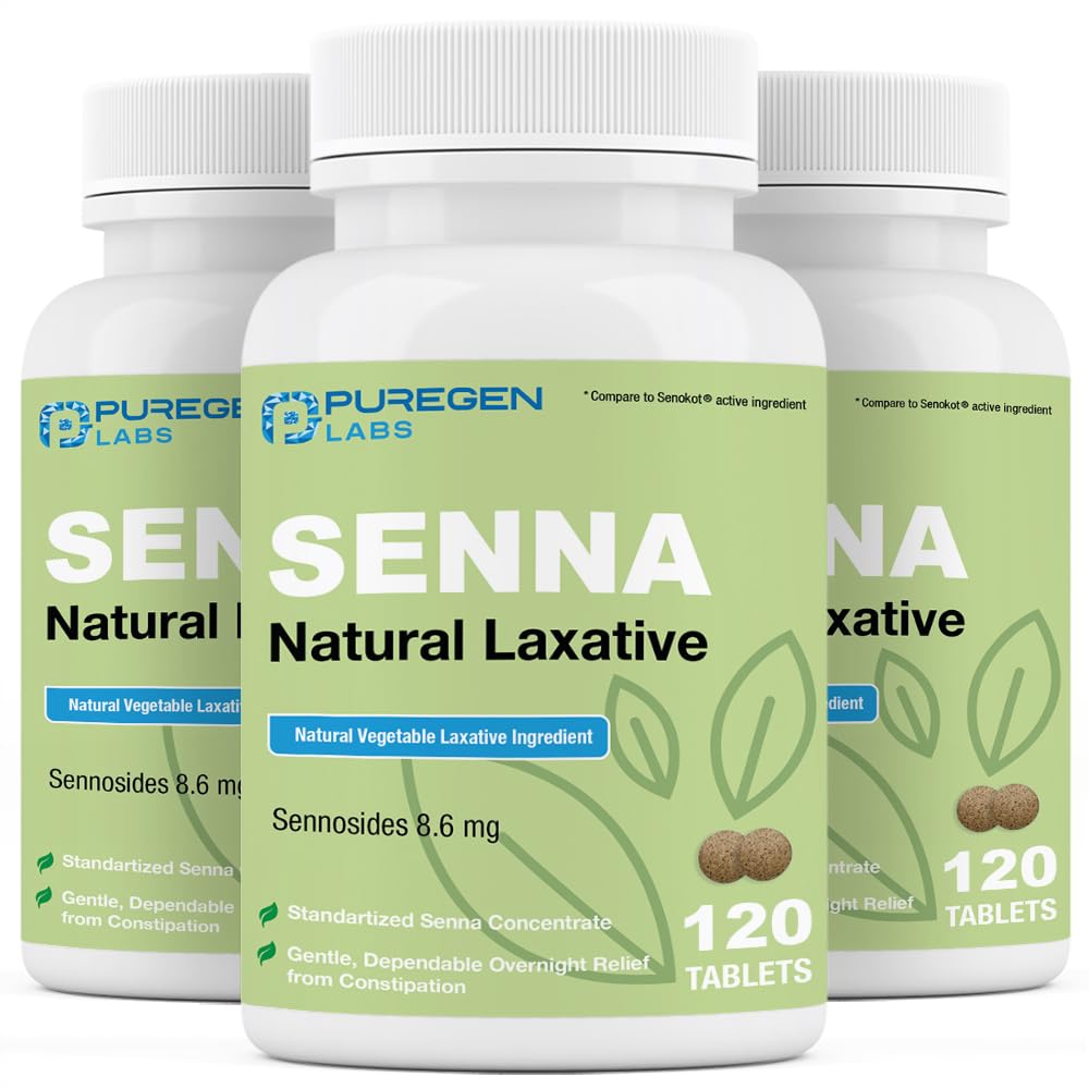 Amazon.com: Puregen Labs Senna 8.6 mg Tablets (120 Count